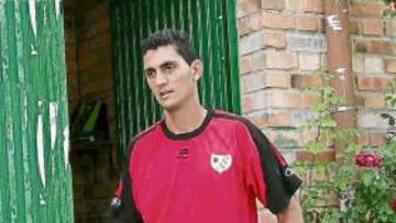 <b>PREPARADO. </b>Juanma, al término del entrenamiento.