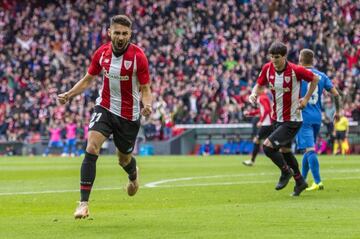 Peru Nolaskoain celebra su gol contra el Getafe