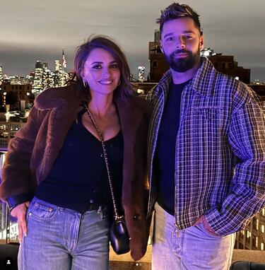 Ricky Martin y Penélope Cruz.