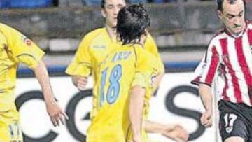 <b>CON HONORES. </b>Etxeberria quiere convertir el choque de Villarreal en una celebración perfecta con la salvación en la mano.