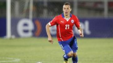 Marcelo D&iacute;az fue titular en el empate de Chile 2-2 ante Bolivia. 