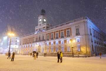 Puerta del Sol de Madrid. 