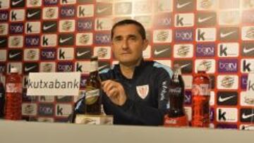 Valverde esta mañana en Lezama
