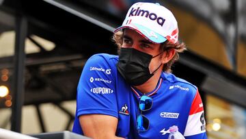 Fernando Alonso (Alpine). Paul Ricard, Francia. F1 2021. 