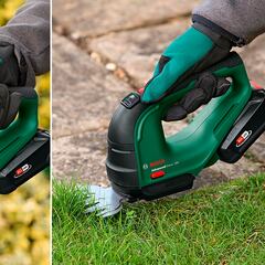 Las tijeras eléctricas que pueden cortar arbustos, setos y césped