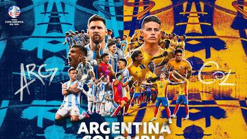 Argentina - Colombia, final de la Copa América USA 2024.