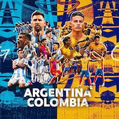 When was the last time Argentina and Colombia won the Copa América?