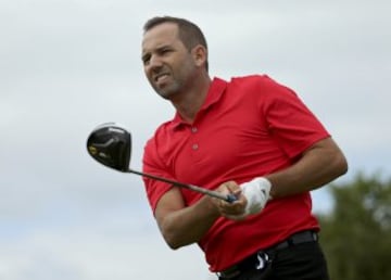 Sergio García ayer compitió en la fase preliminar de golf.