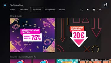 PS5: PS Store se actualiza con una nueva sección dedicada a ofertas y descuentos