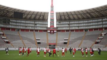 La Selección ya entrena en el Estadio Nacional