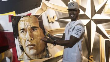 Hamilton se inspira en Ayrton Senna para motivarse en Brasil