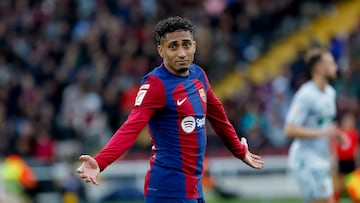 24/02/24 PARTIDO PRIMERA DIVISION
BARCELONA - GETAFE
GOL RAPHINHA 1-0 ALEGRIA