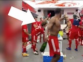 Jugador del Bayern hace explotar las redes con su gesto en plena fiesta por la Champions