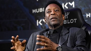El exxjugador brasileño, Pelé.