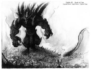 Diablo 3 en blanco y negro: bocetos e ilustraciones