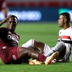 Jhon Arias, expulsado en derrota de Fluminense ante Sao Paulo
