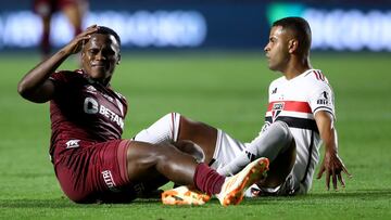 Jhon Arias, expulsado en derrota de Fluminense ante Sao Paulo