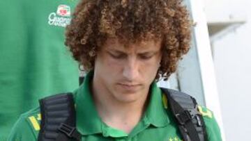 David Luiz, con la selecci&oacute;n brasile&ntilde;a.