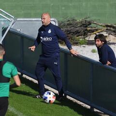 Rozada adapta el plan de trabajo a las tres semanas sin partido