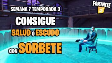 Desaf&iacute;o de Fortnite: c&oacute;mo conseguir salud o escudo con sorbete en Pantano Pegajoso
 