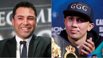 Óscar de la Hoya llama miedoso a GGG por no pelear con Canelo