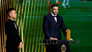 El delantero del Inter de Milán y el portero del Aston Villa son los mejores argentinos para France Football y la UEFA.