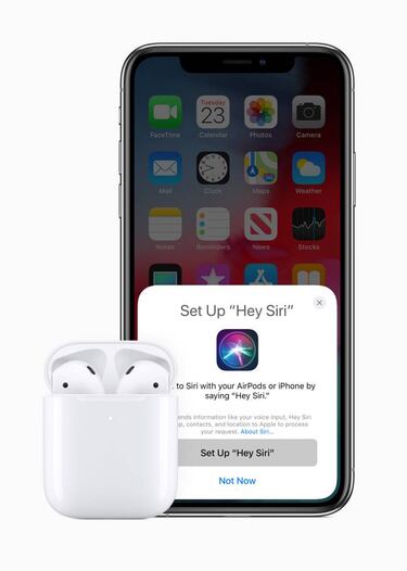Precio y fecha de los nuevos AirPods de Apple, con “Oye Siri” y más batería