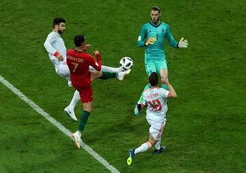 La crónica del España vs Portugal en imágenes