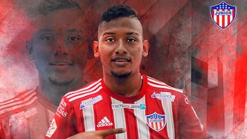 Jhon Vélez, nuevo jugador de Junior de Barranquilla.