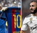 El curioso dato goleador en el que Benzema supera a Messi en la historia del Clásico