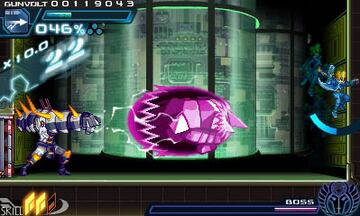 Captura de pantalla - Azure Striker Gunvolt (3DS)