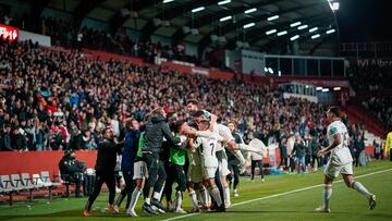 Partido de la jornada 37 de la Segunda División 2023-2024 de la liga de fútbol española, Liga Hypermotion, entre Albacete-Eibar disputado el 28/4/2024 en el Carlos Belmonte. Foto Josema Moreno