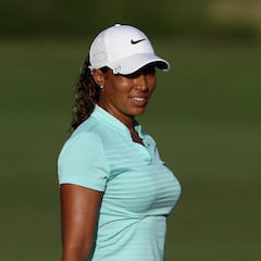 Cheyenne Woods hizo un hoyo en uno al estilo de su tío Tiger