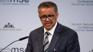 El director general de la Organizaci&oacute;n Mundial de la Salud (OMS), Tedros Adhanom Ghebreyesus
 
   (Foto de ARCHIVO)
 
 15/02/2020 ONLY FOR USE IN SPAIN