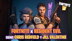Fortnite x Resident Evil: Chris Redfield y Jill Valentine llegan como skins