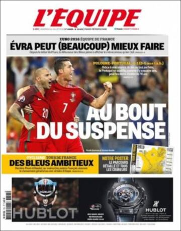 Portadas de la prensa mundial