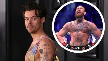 Conor McGregor, sin piedad al comparar el look de Harry Styles en los Grammy