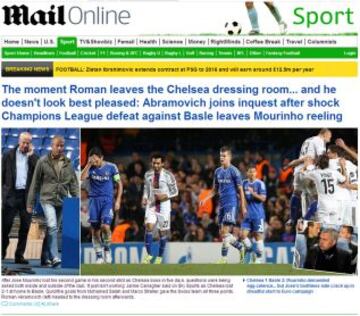 Portadas de la prensa extranjera