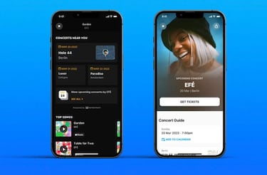 Shazam ya te dice cuándo es el próximo concierto de tus artistas favoritos