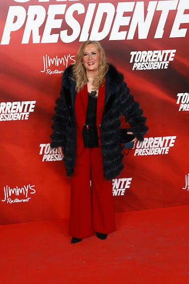Nieves Herrero durante la premier de la película 'Torrente Presidente' en los Cines Callao. 
 
 
 