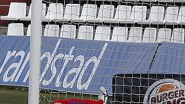 <b>JUGADA POLÉMICA. </b>Jaime estuvo muy cerca de parar el penalti en Valladolid, que según su punto de vista nunca debió pitarse.