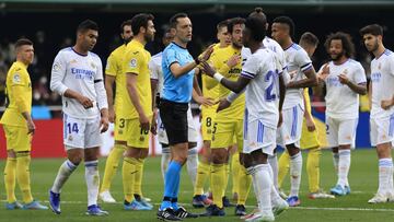 S&aacute;nchez Mart&iacute;nez, en el Villarreal-Real Madrid de LaLiga Santander.