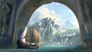 Númenor de Los Anillos de Poder, sus secretos y los artes conceptuales: una Venecia de fantasía