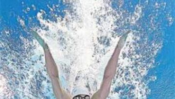 <b>EL PEZ HUMANO. </b>La conexión mutante entre los hombres y los peces: Michael Phelps, estilo mariposa.