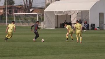 Otro nombre a seguir en Colo Colo: tenía a tres rivales encima y terminó marcando un golazo