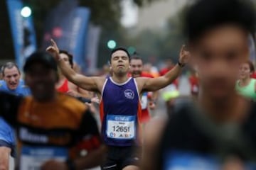 El Maratón de Santiago en imágenes