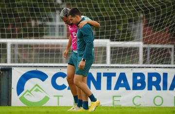 Arana dio el susto esta semana, pero estará en perfectas condiciones para enfrentarse al Sporting.