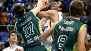 Los jugadores del Unicaja ya se midieron a otro equipo griego, el Olympiacos, hace unos días