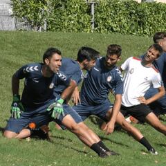 Último entrenamiento antes de recibir al Extremadura