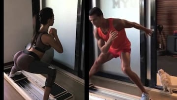 Cristiano Ronaldo y Georgina Rodríguez triunfan entrenando en el gimnasio